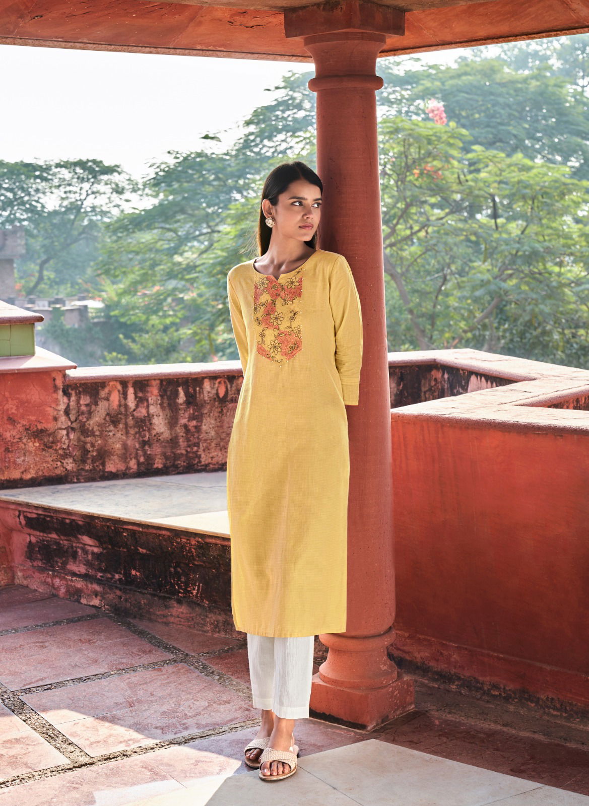 Raina By Four Buttons 3101-3106 Kurti With Bottom Catalog